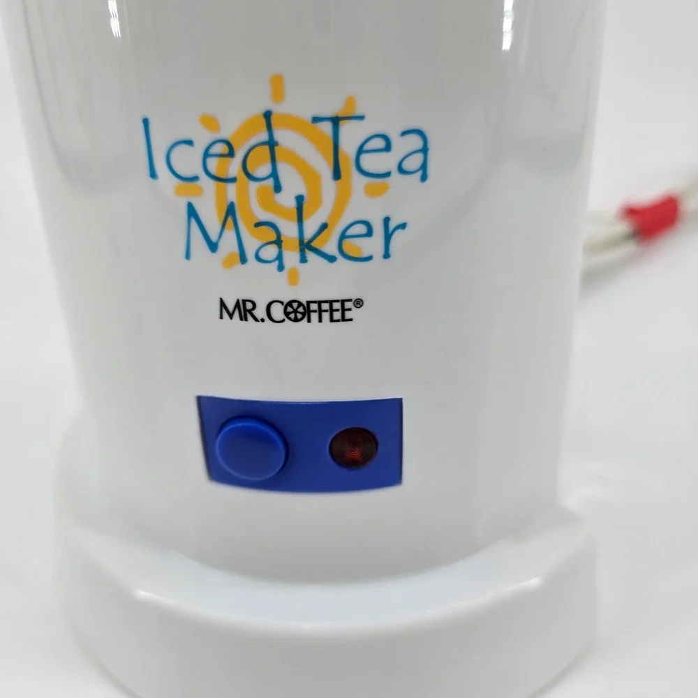 Mr. Coffee Iced Tea Maker Kitchen Electric Brewer White TM1.7 2 Quart